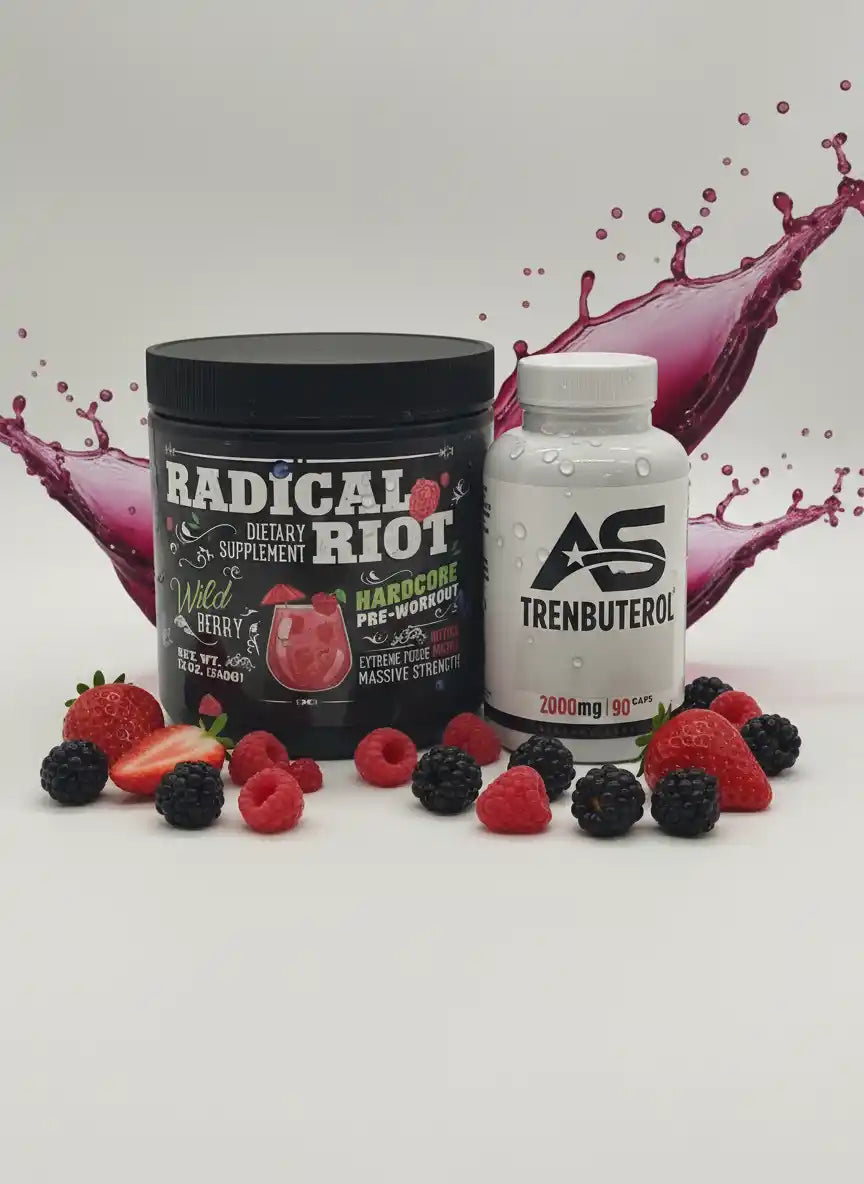 Radical Riot V3 Hardcore Version Pre Workout 340g + Trenbuterol - trainings-booster.de