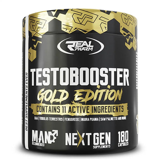 REAL PHARM® TESTO BOOSTER Gold Edition 180 Kapseln - trainings-booster.de