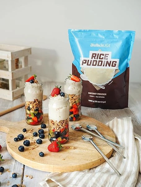 BioTech USA INSTANT RICE PUDDING l 1000g Tüte