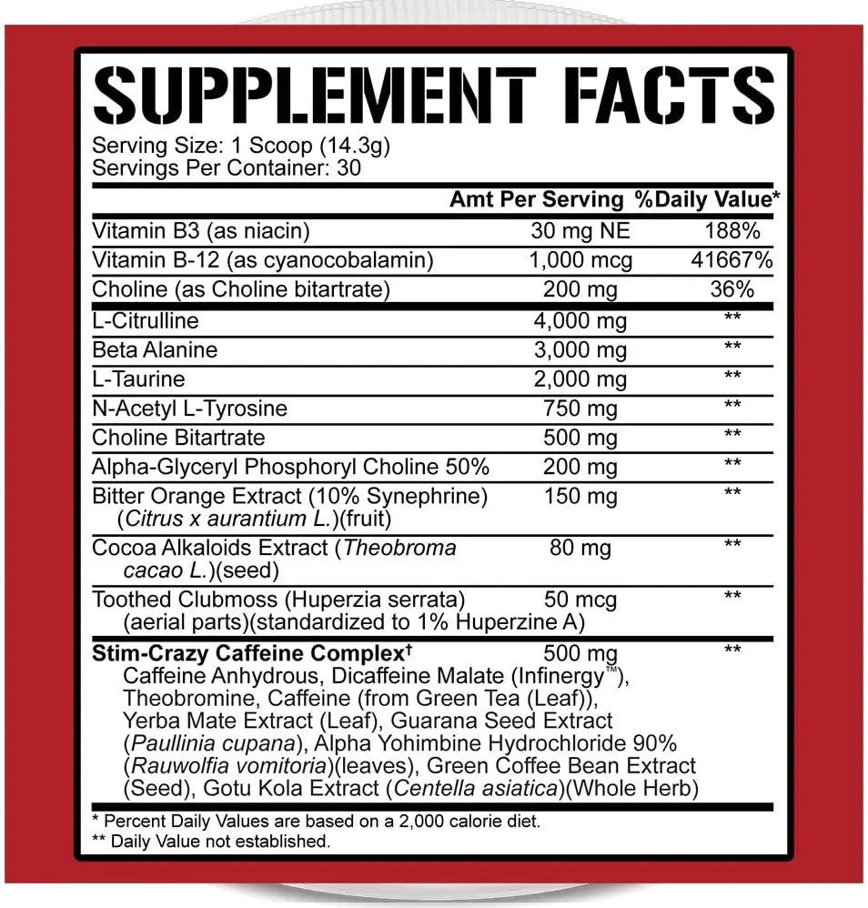 Rich Piana 5150 Pre Workout Booster 375g - trainings-booster.de