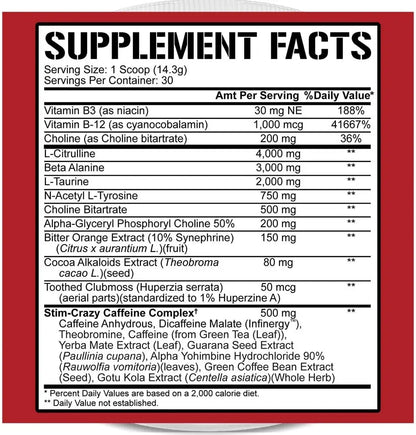 Rich Piana 5150 Pre Workout Booster 375g - trainings-booster.de