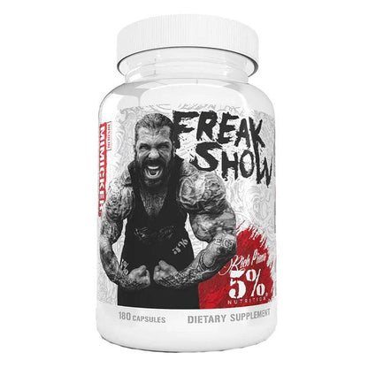 Freak Show 5% Nutrition Booster mit 180 Kapseln, Muskelaufbau & Energie