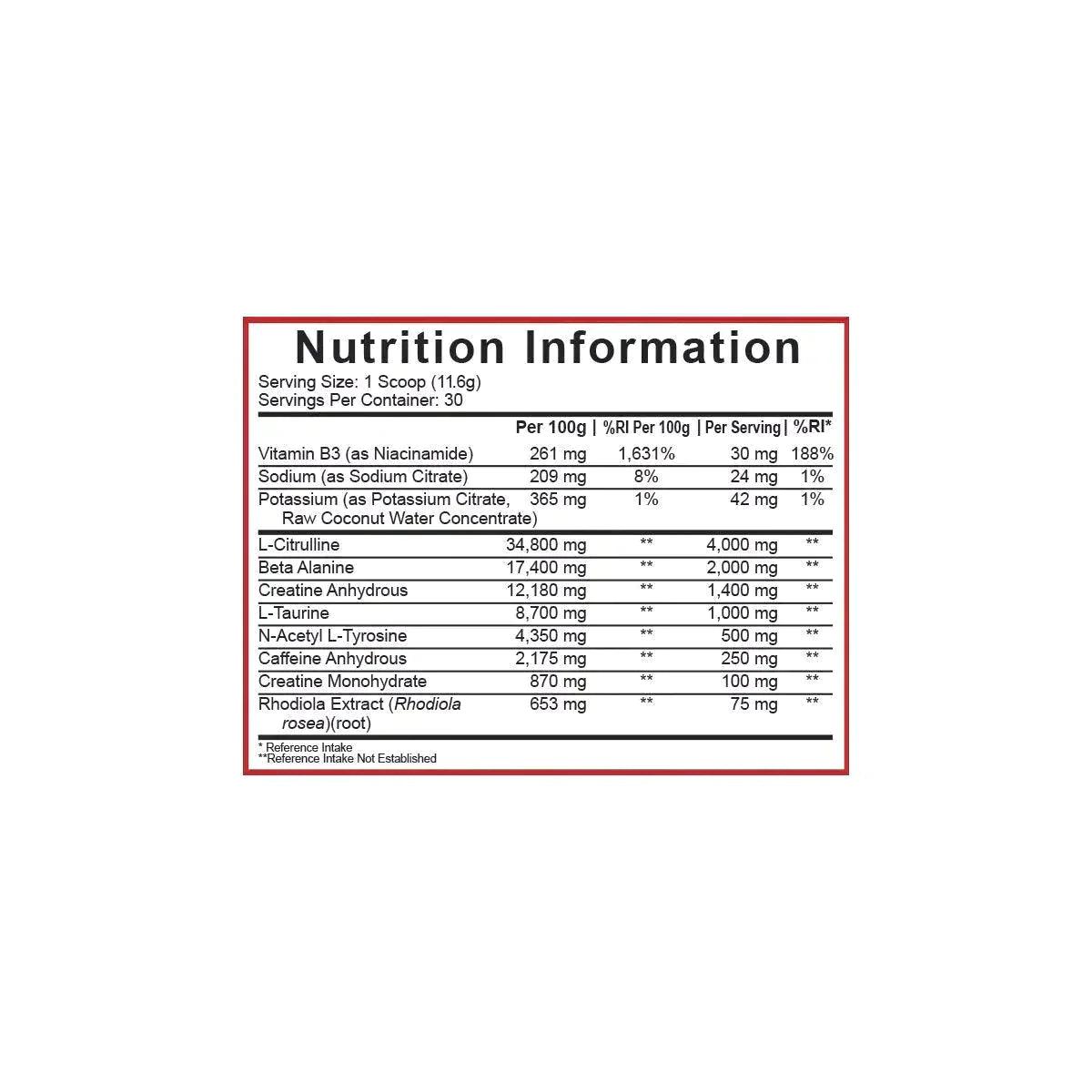 Rich Piana KILL IT Pre Workout Booster 360g - trainings-booster.de