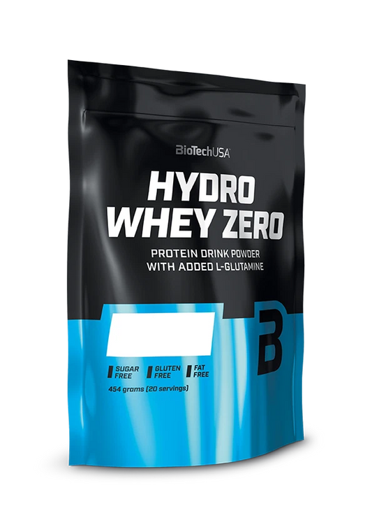 Hydro Whey Zero Proteinpulver Beutel, zuckerfrei, glutenfrei, fettfrei, 454g