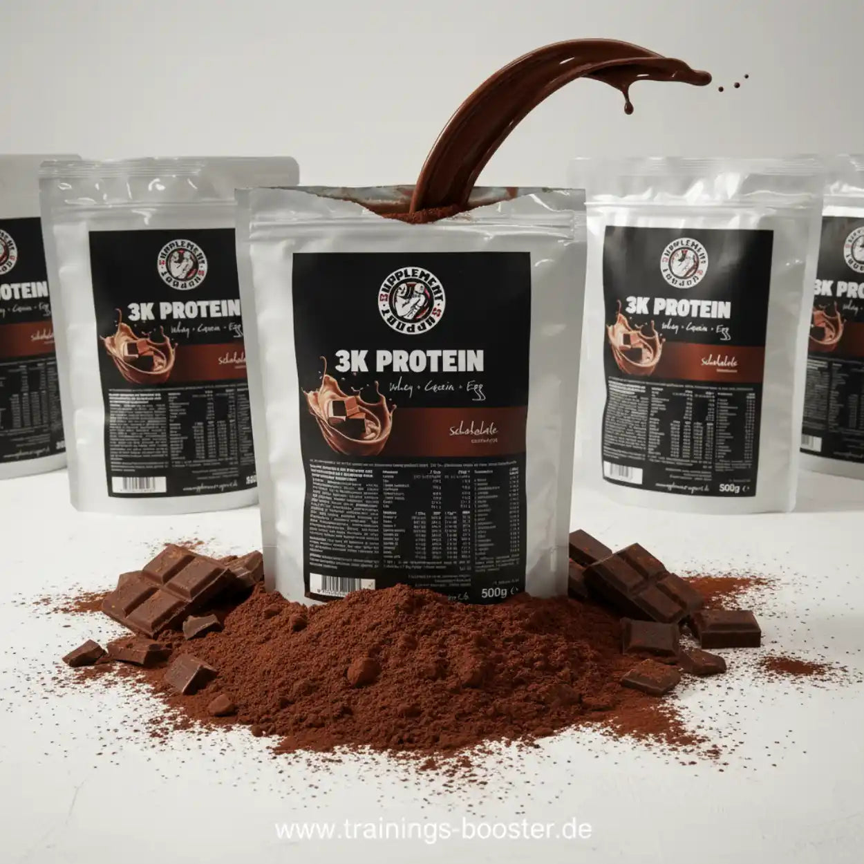 Supplement Support 3 Komponenten Protein 500g - trainings-booster.de