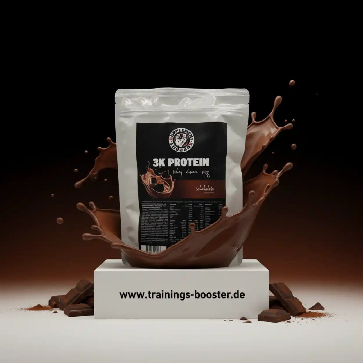 Supplement Support 3 Komponenten Protein 500g - trainings-booster.de