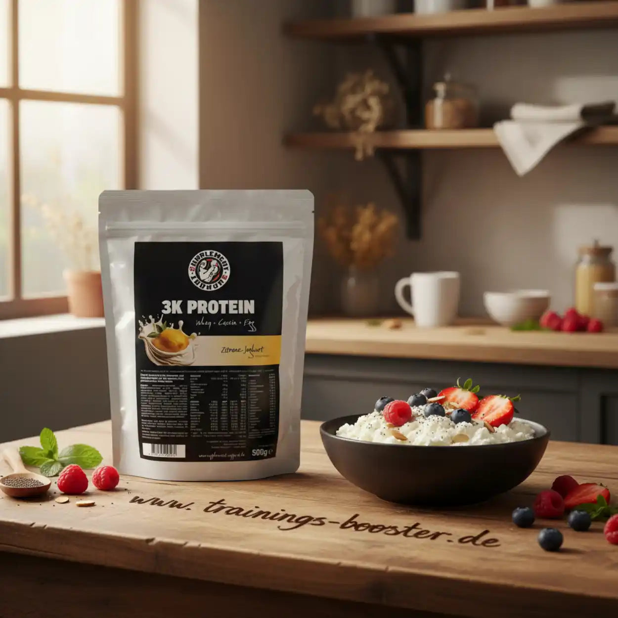Supplement Support 3 Komponenten Protein 500g - trainings-booster.de
