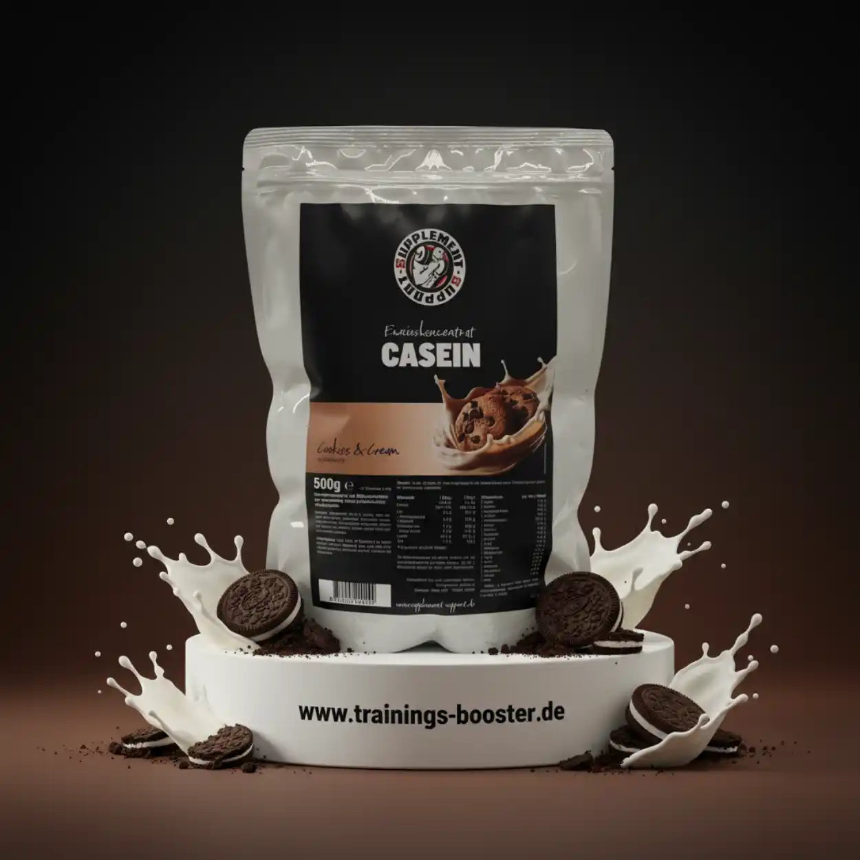 Supplement Support Casein Protein 500g - trainings-booster.de