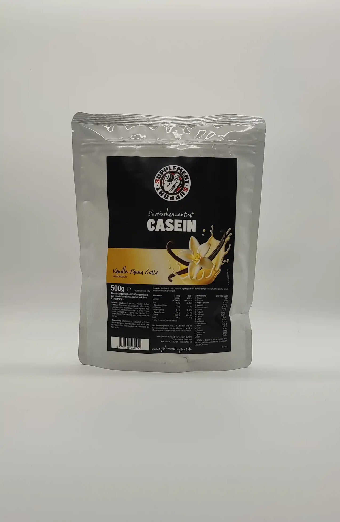 Supplement Support Casein Protein 500g - trainings-booster.de