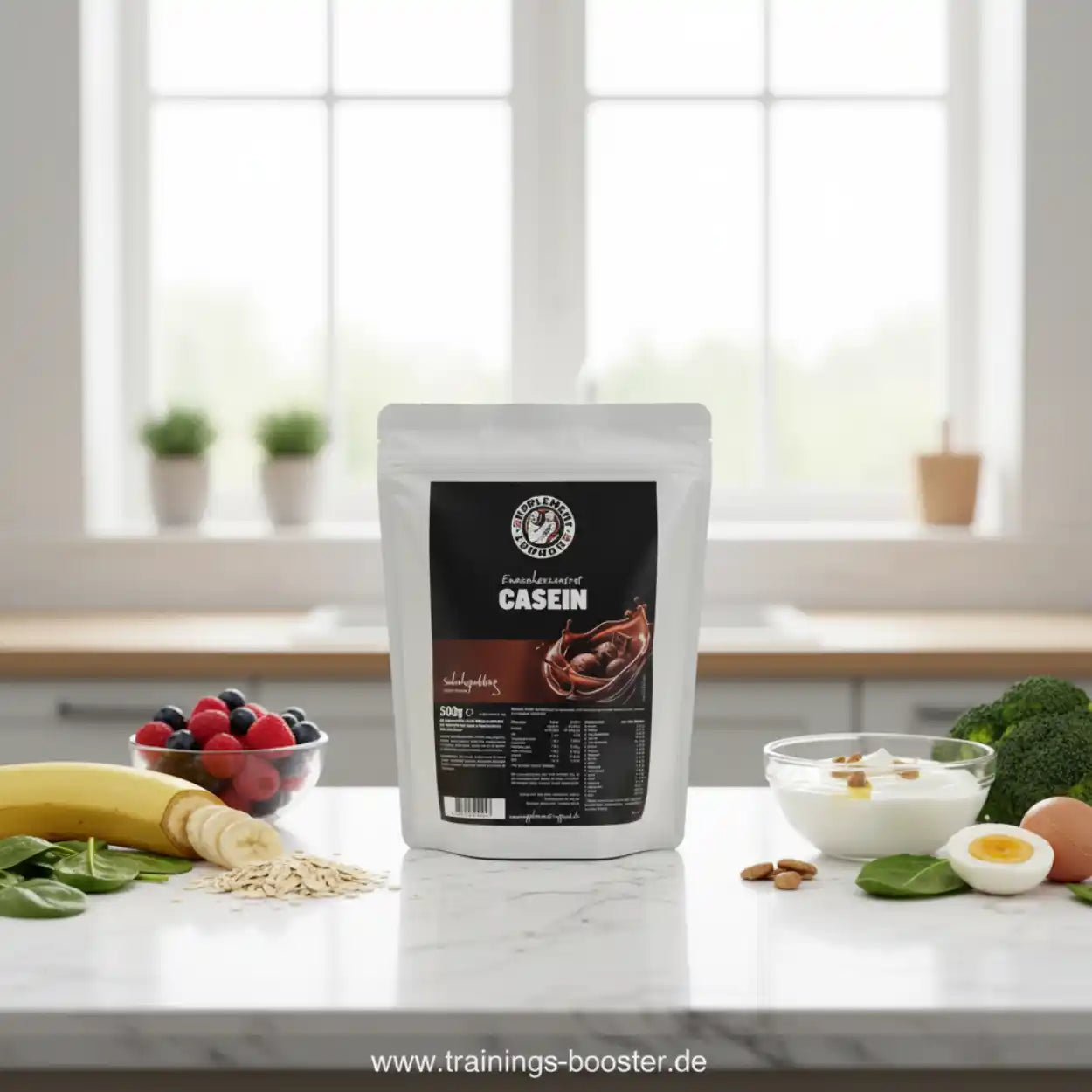 Supplement Support Casein Protein 500g - trainings-booster.de