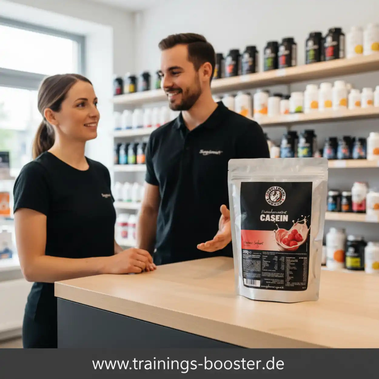 Supplement Support Casein Protein 500g - trainings-booster.de