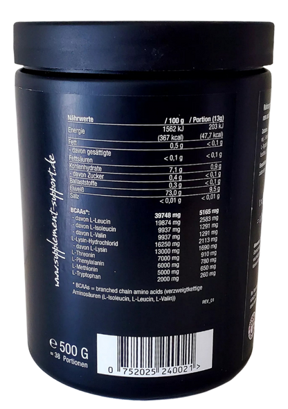 Supplement Support EAA Complex 500g - trainings-booster.de