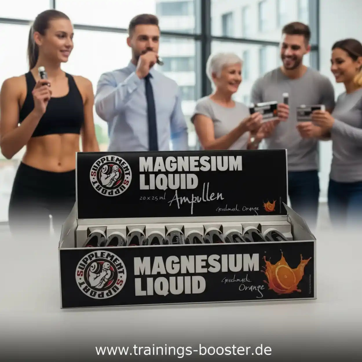 Supplement Support Magnesium Liquid 20x25ml - trainings-booster.de