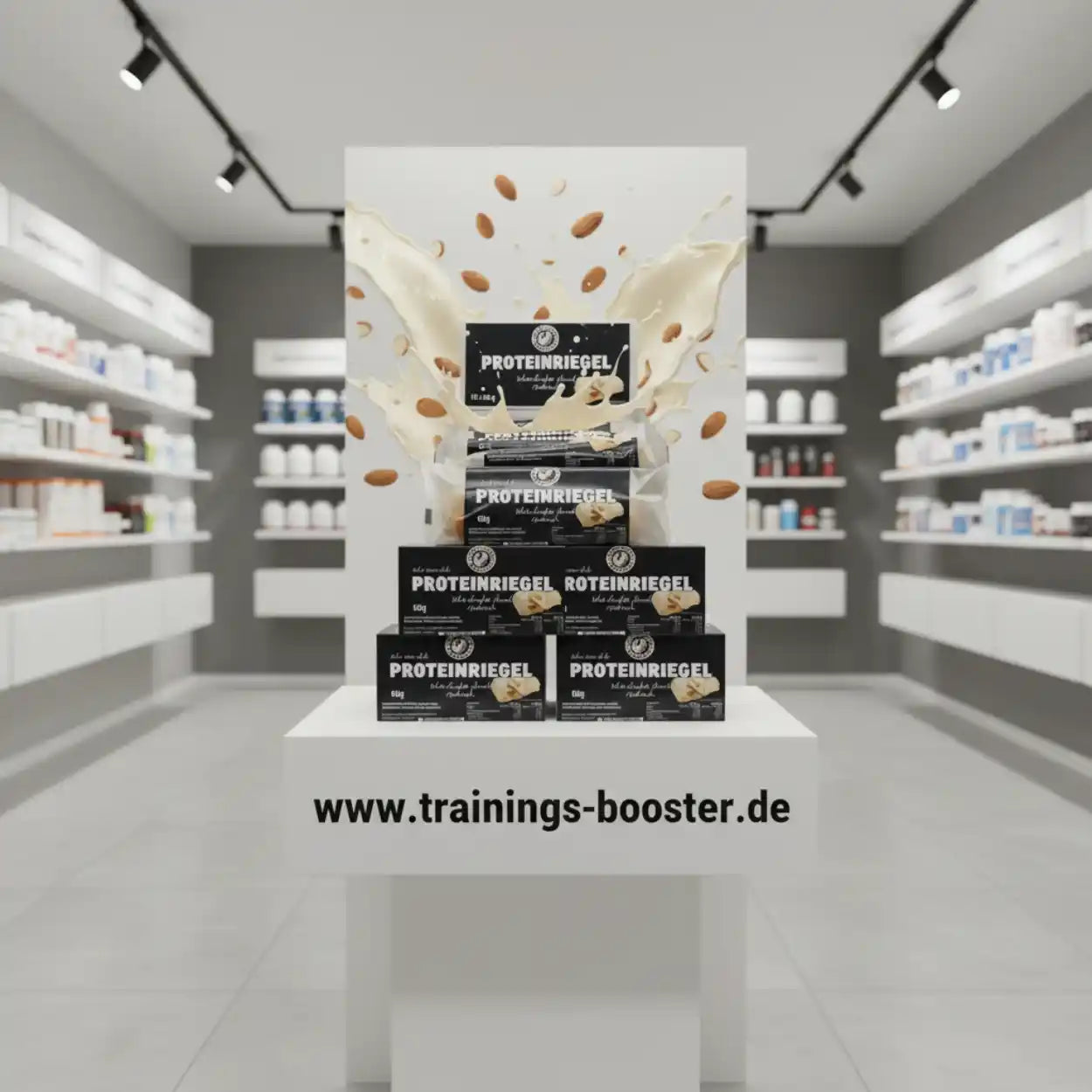 Supplement Support Protein Core Bar White Almond 12x60g - trainings-booster.de