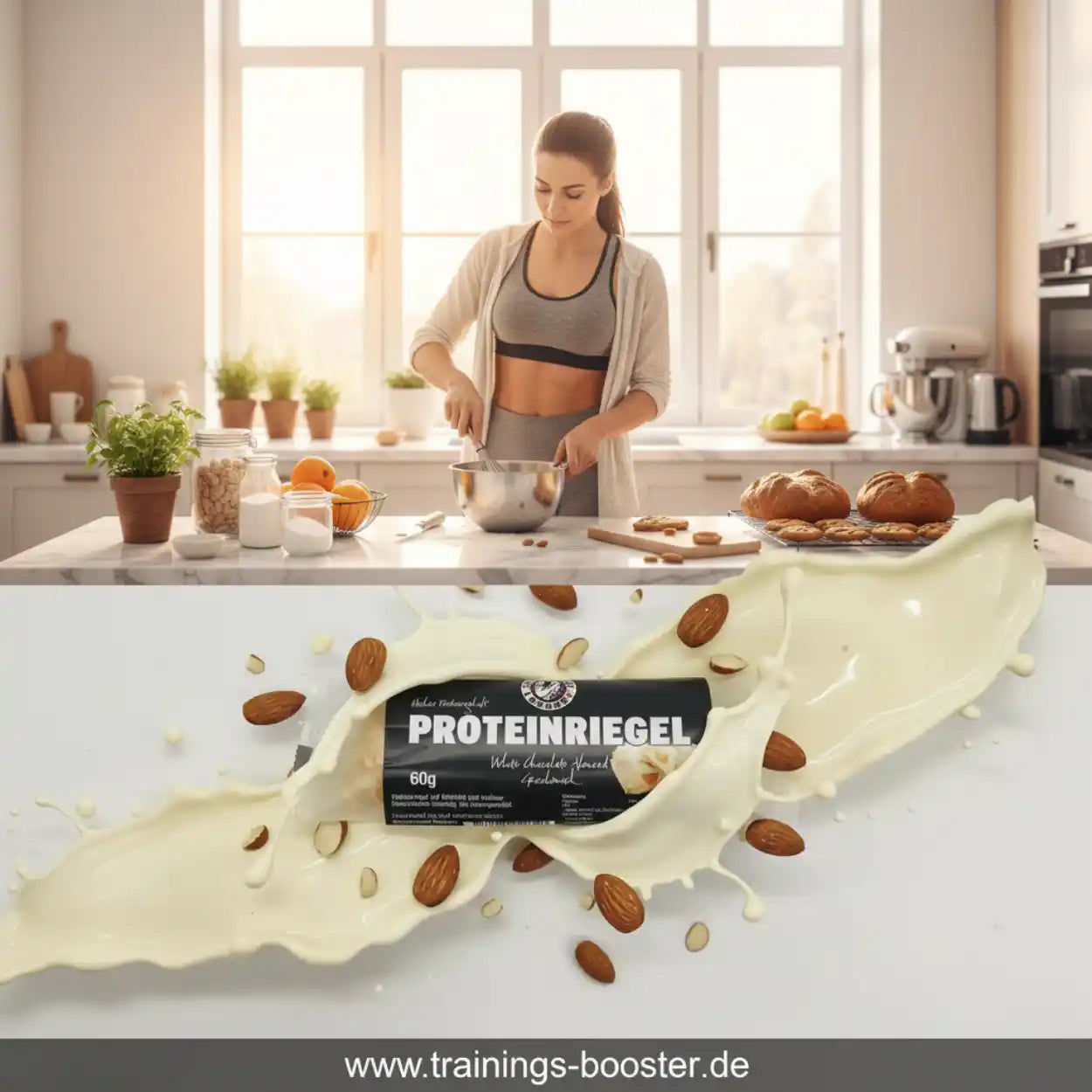 Supplement Support Protein Core Bar White Almond 60g - trainings-booster.de
