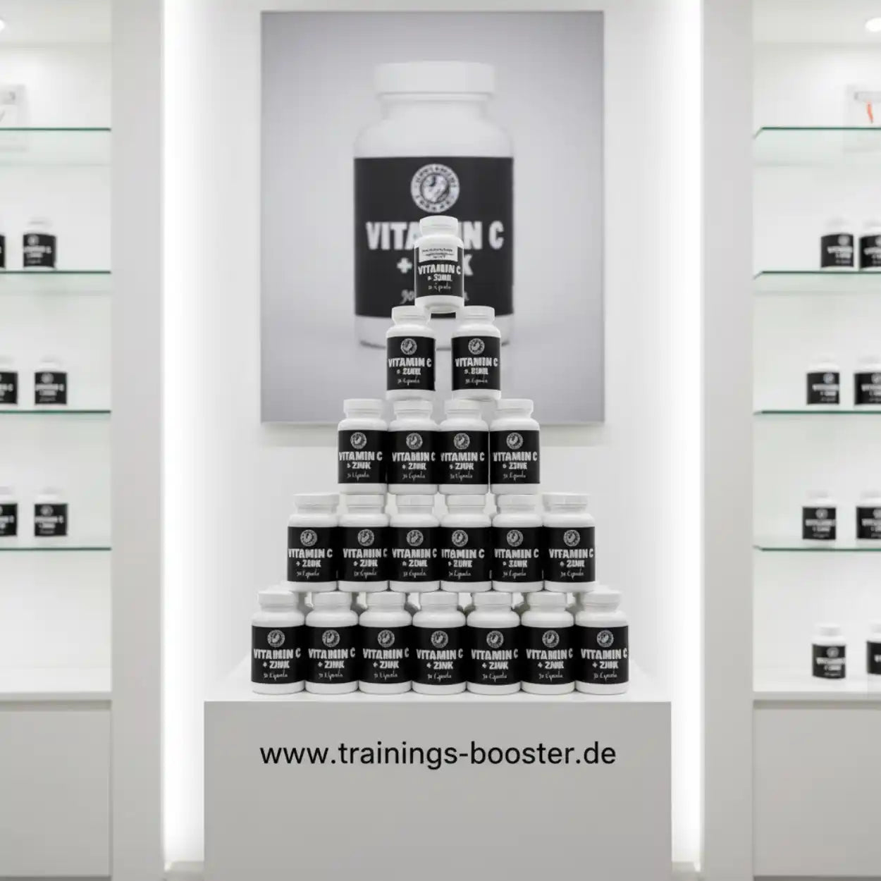 Supplement Support Vitamin C + Zink 90 Vegan Kapseln - trainings-booster.de