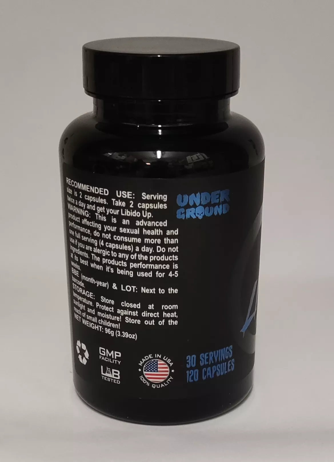 Underground Labs Libido Up Booster 120 Caps. - trainings-booster.de