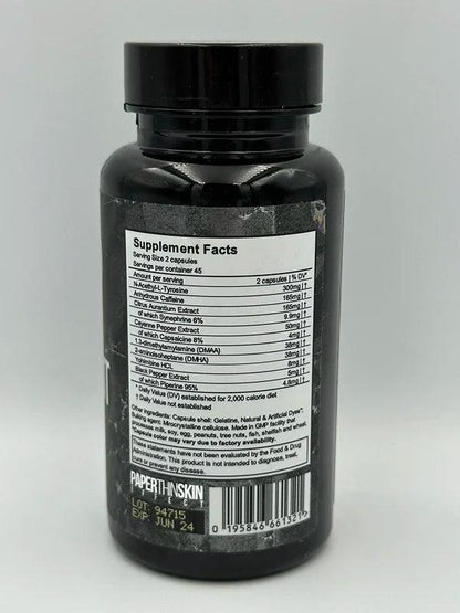 Underground Papercut Hardcore Burner 90 Kapseln - trainings-booster.de