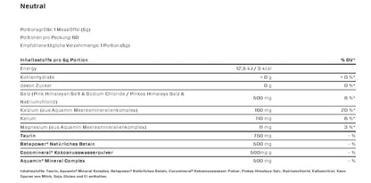VAST® Hydro SALT + ELECTROLYTES 300g - trainings-booster.de