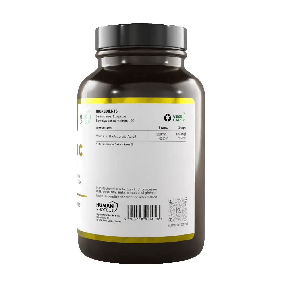 Vitamin C 500 mg, 120 Kapseln. - trainings-booster.de