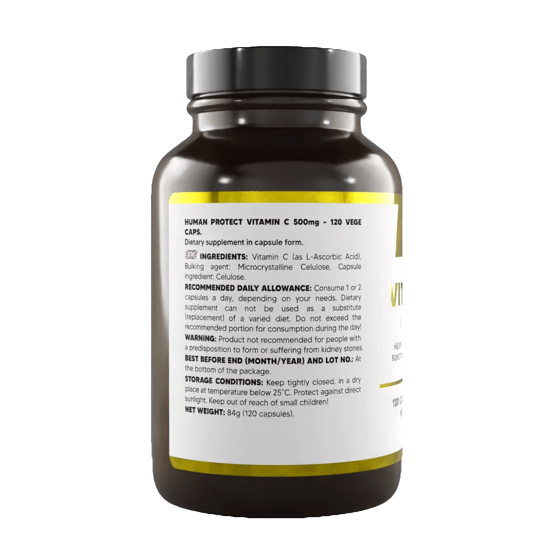 Vitamin C 500 mg, 120 Kapseln. - trainings-booster.de