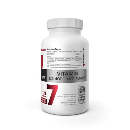 Vitamin D3 + K2 Forte 120 Kapseln 4000i.e. - trainings-booster.de