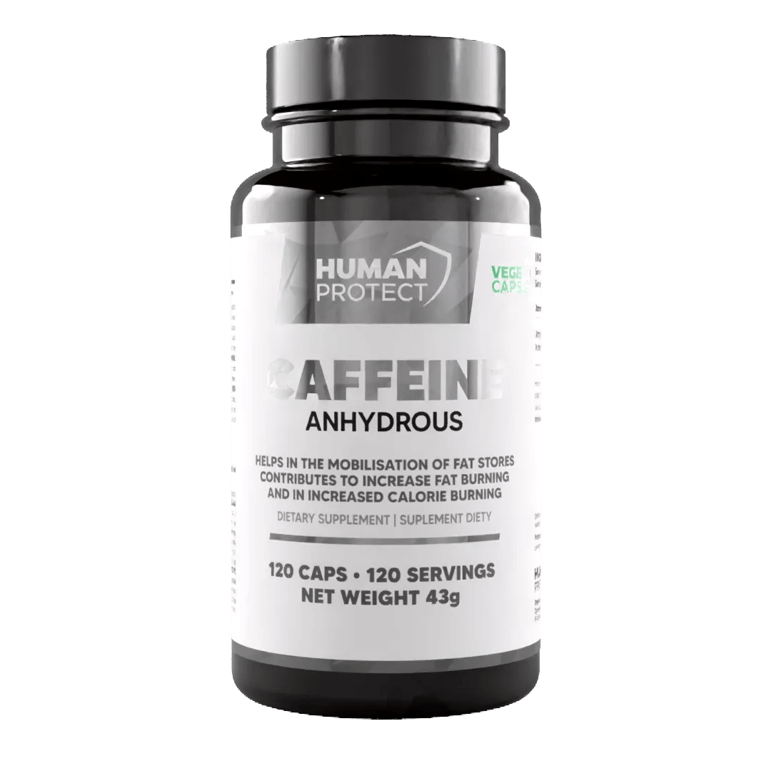 Wasserfreies Koffein, 120 Kapseln. - trainings-booster.de