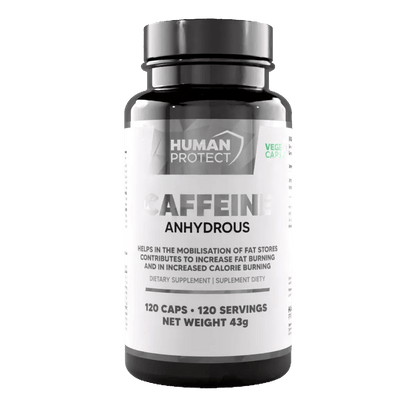 Wasserfreies Koffein, 120 Kapseln. - trainings-booster.de