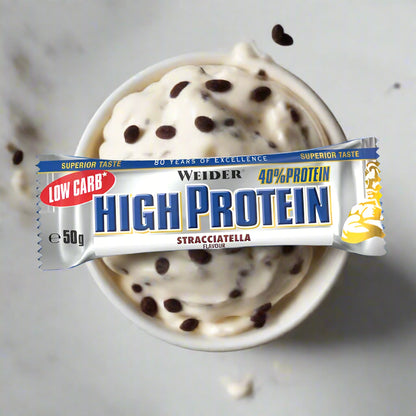 WEIDER HIGH PROTEIN BAR 24x50 G RIEGEL - trainings-booster.de