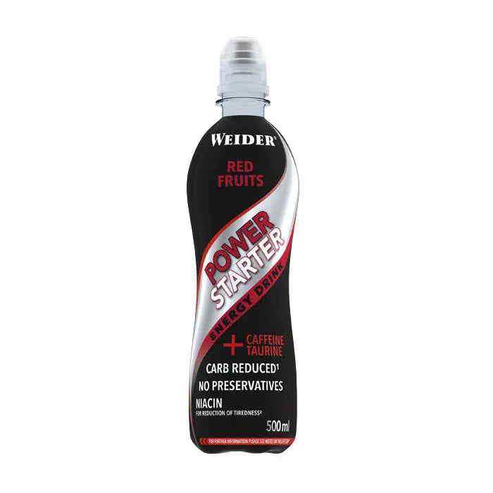 Joe Weider Power Starter Energy 500 ml, Red Fruits Inkl. Pfand
