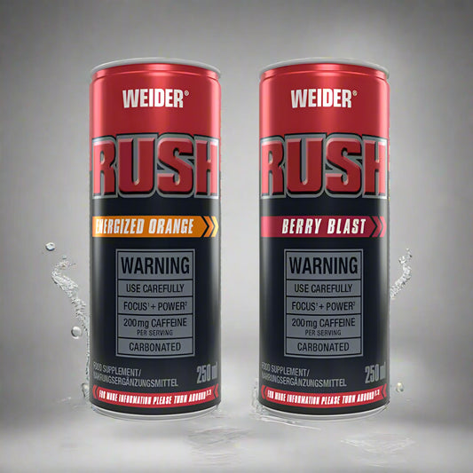 WEIDER RUSH RTD ROTE BEEREN / 250 ML DOSE INKL. PFAND - trainings-booster.de
