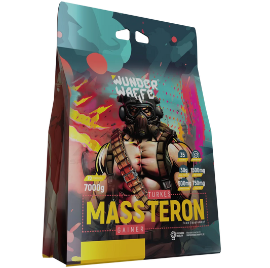 Wunderwaffe® MASSTERON Premium Mass Gainer 7kg - trainings-booster.de