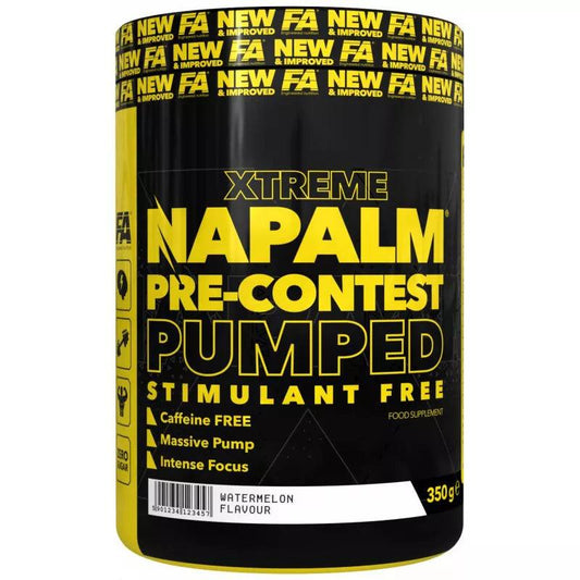 XTREME Napalm Pre Workout Booster PUMPED 350g Stimfree - trainings-booster.de