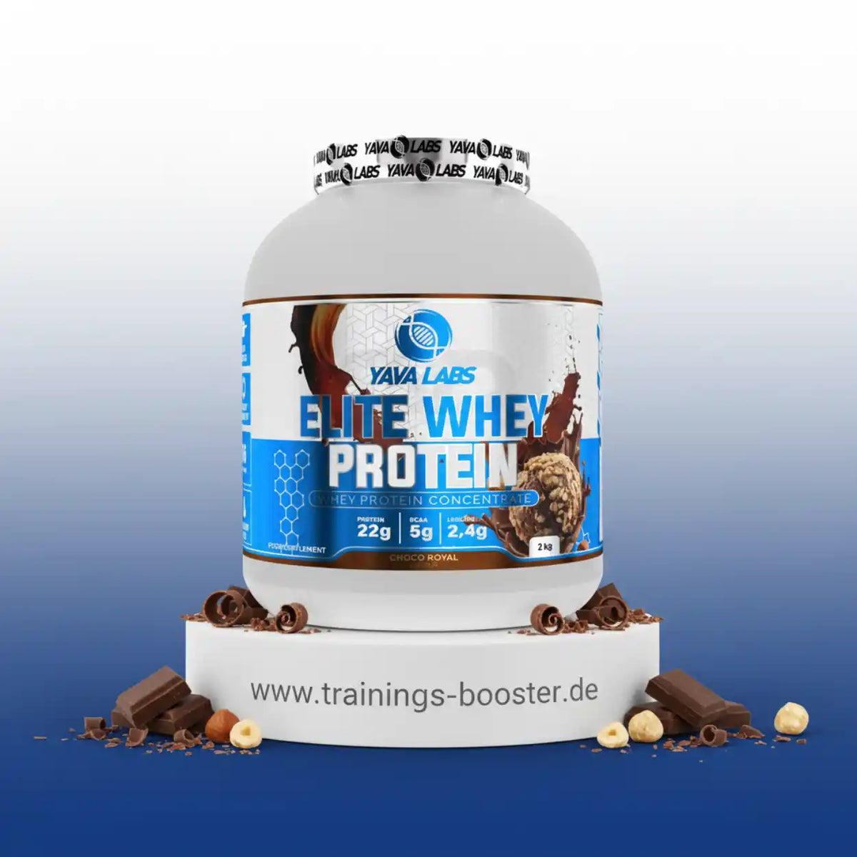 Yava Labs Elite Whey Protein Choco Royal Eiweißpulver für Sportler