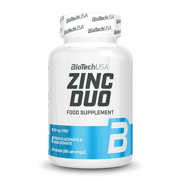 Zinc DUO - 60 Tabletten á 25mg - trainings-booster.de