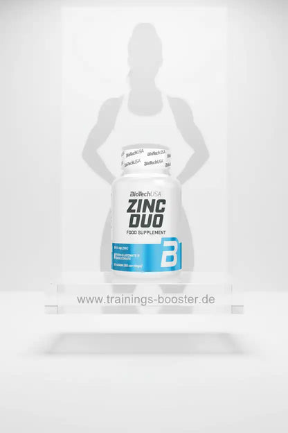 BioTech USA Zinc Duo Nahrungsergänzungsmittel für Sportler mit Zink und Eisen