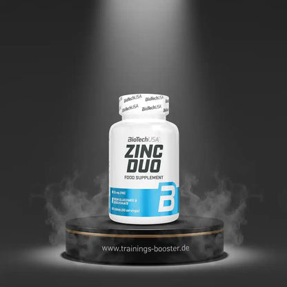 BioTechUSA Zinc Duo Nahrungsergänzungsmittel mit Zink für Sportler und Fitnessbegeisterte